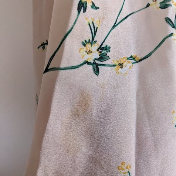 Floral Chiffon Wrap Shirt - Picture 5 of 7